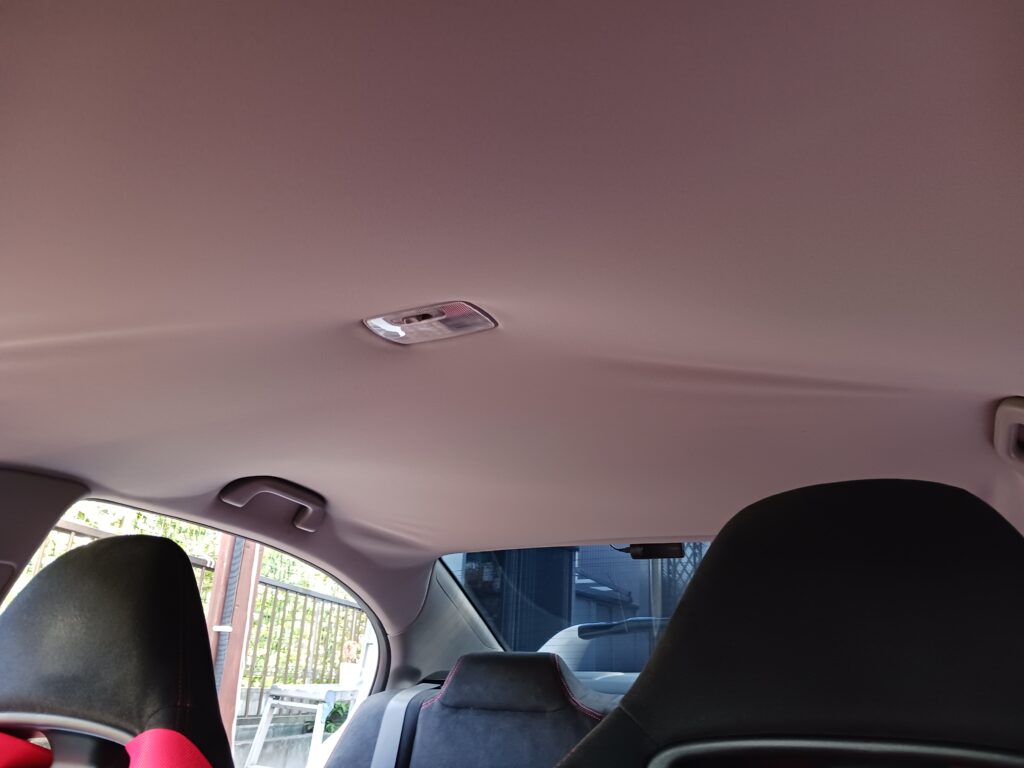 シビック天井張替え