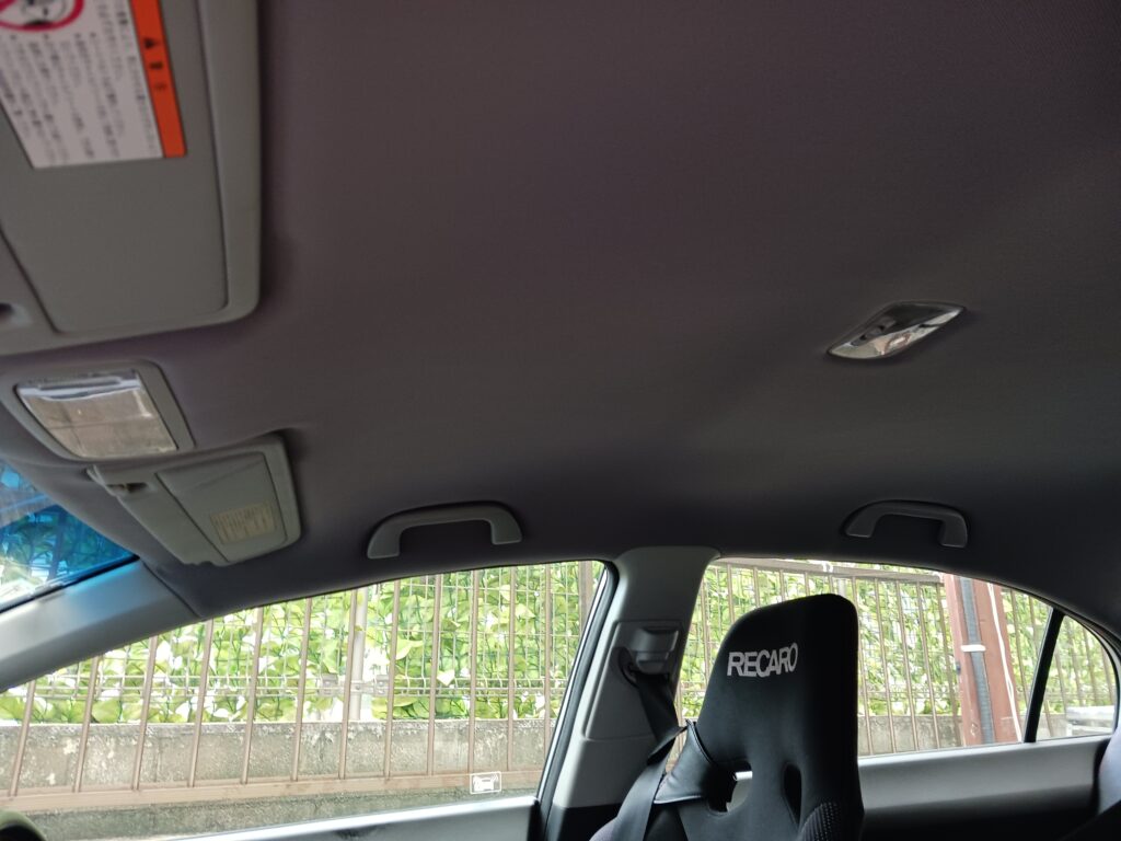 シビック天井張替え